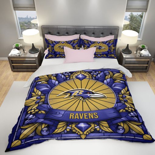 NFL Baltimore Ravens Custom Name Limited Edition Bedding Set