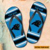 NFL Carolina Panthers Custom Name Gift For Fans Flip Flops