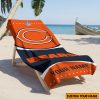 NFL Chicago Bears Custom Name Gift For Fans Beach Towel
