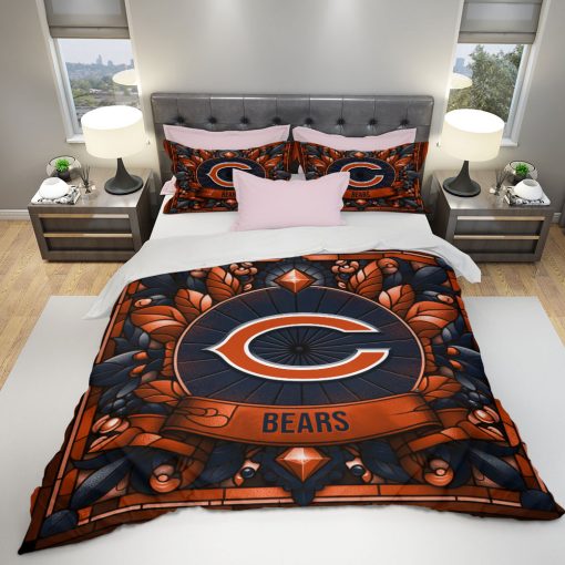 NFL Chicago Bears Custom Name Limited Edition Bedding Set