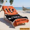 NFL Cincinnati Bengals Custom Name Gift For Fans Beach Towel