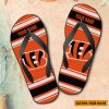 NFL Cincinnati Bengals Custom Name Gift For Fans Flip Flops