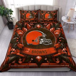 NFL Cleveland Browns Custom Name Limited Edition Bedding Set