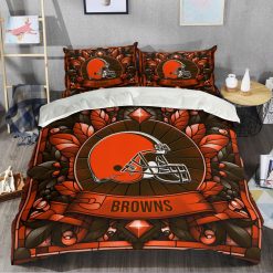 NFL Cleveland Browns Custom Name Limited Edition Bedding Set