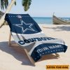 NFL Dallas Cowboys Custom Name Gift For Fans Beach Towel