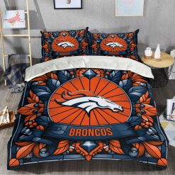 NFL Denver Broncos Custom Name Limited Edition Bedding Set