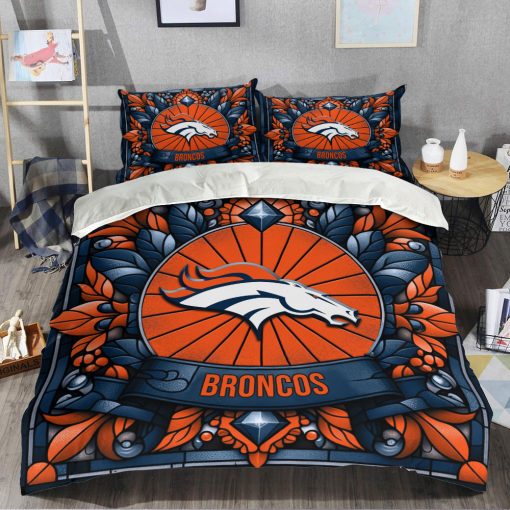 NFL Denver Broncos Custom Name Limited Edition Bedding Set