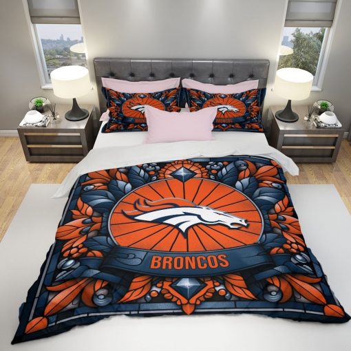 NFL Denver Broncos Custom Name Limited Edition Bedding Set
