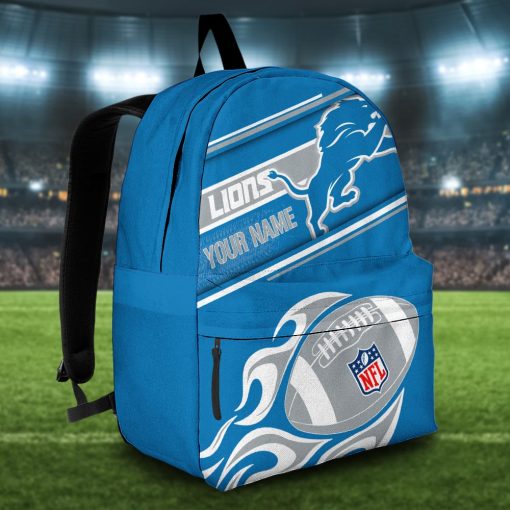 NFL Detroit Lions Custom Name Limited Edition Backpack