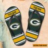 NFL Green Bay Packers Custom Name Gift For Fans Flip Flops