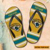NFL Jacksonville Jaguars Custom Name Gift For Fans Flip Flops