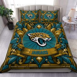 NFL Jacksonville Jaguars Custom Name Limited Edition Bedding Set