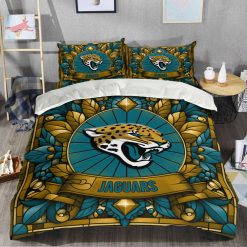 NFL Jacksonville Jaguars Custom Name Limited Edition Bedding Set