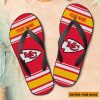 NFL Kansas City Chiefs Custom Name Gift For Fans Flip Flops