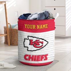 NFL Kansas City Chiefs Custom Name Gift For Fans Laundry Basket