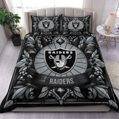 NFL Las Vegas Raiders Custom Name Limited Edition Bedding Set
