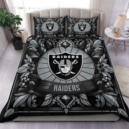 NFL Las Vegas Raiders Custom Name Limited Edition Bedding Set