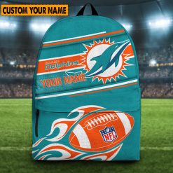 NFL Miami Dolphins Custom Name Limited Edition Backpack
