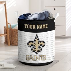 NFL New Orleans Saints Custom Name Gift For Fans Laundry Basket