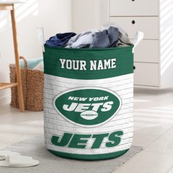 NFL New York Jets Custom Name Gift For Fans Laundry Basket