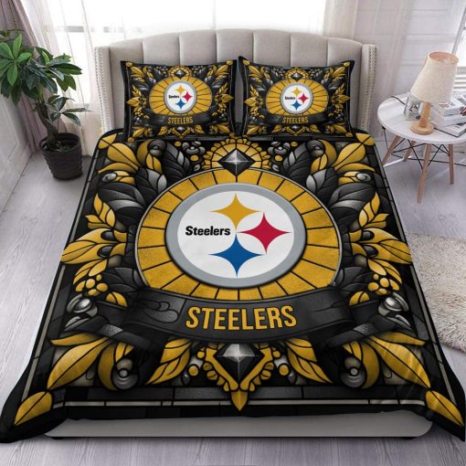 NFL Pittsburgh Steelers Custom Name Limited Edition Bedding Set