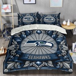 NFL Seattle Seahawks Custom Name Limited Edition Bedding Set