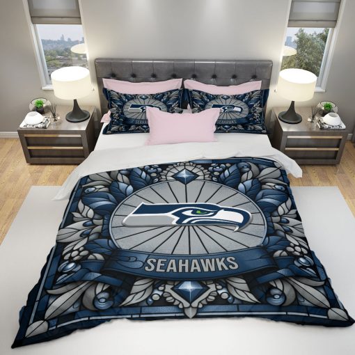 NFL Seattle Seahawks Custom Name Limited Edition Bedding Set