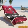 NFL Tampa Bay Buccaneers Custom Name Gift For Fans Beach Towel
