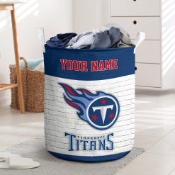 NFL Tennessee Titans Custom Name Gift For Fans Laundry Basket