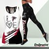 NFL Atlanta Falcons Fan Edition Hollow Tank Top and Leggings