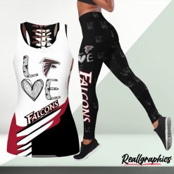 NFL Atlanta Falcons Fan Edition Hollow Tank Top and Leggings