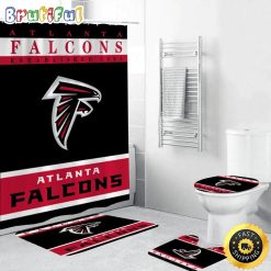 NFL Atlanta Falcons Special Edition Shower Curtain and Rugs