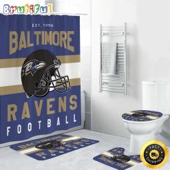 NFL Baltimore Ravens Limited Edition Shower Curtain and Rugs
