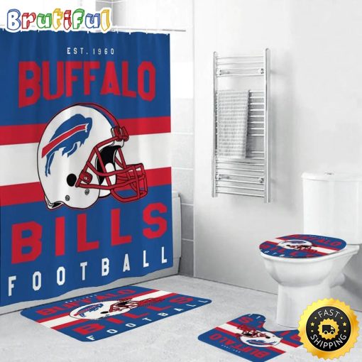 NFL Buffalo Bills Limited Edition Shower Curtain and Rugs
