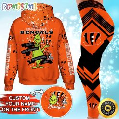 NFL Cincinnati Bengals Custom Name Christmas Edition Hoodie Leggings Set