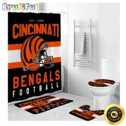 NFL Cincinnati Bengals Limited Edition Shower Curtain and Rugs