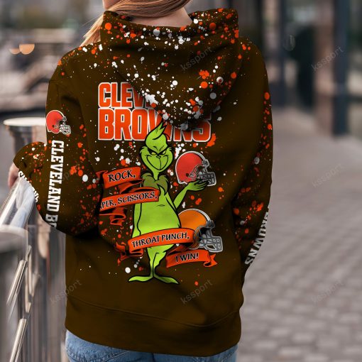 NFL Cleveland Browns Custom Name Christmas Edition Hoodie Leggings Set