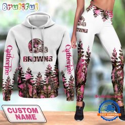 NFL Cleveland Browns Custom Name Limited Edition Hoodie Leggings Set