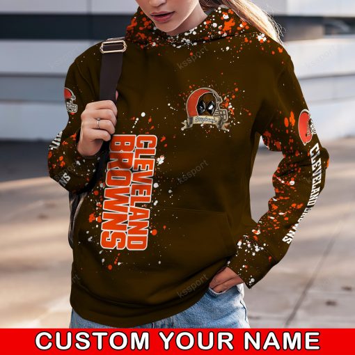 NFL Cleveland Browns Custom Name Special Edition Hoodie Leggings Set