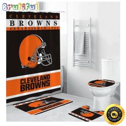 NFL Cleveland Browns Special Edition Shower Curtain and Rugs