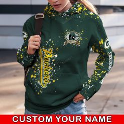 NFL Green Bay Packers Custom Name Special Edition Hoodie Leggings Set