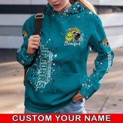 NFL Jacksonville Jaguars Custom Name Christmas Edition Hoodie Leggings Set