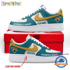 NFL Jacksonville Jaguars Custom Name Limited Edition Air Force 1 Sneakers