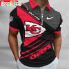 NFL Kansas City Chiefs Custom Name Fan Edition Zipper Polo Shirt