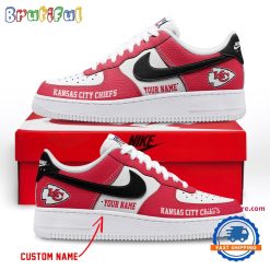 NFL Kansas City Chiefs Custom Name Limited Edition Air Force 1 Sneakers