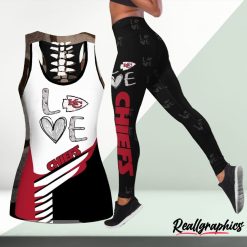 NFL Kansas City Chiefs Fan Edition Hollow Tank Top and Leggings