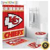NFL Kansas City Chiefs Special Edition Shower Curtain and Rugs