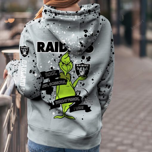 NFL Las Vegas Raiders Custom Name Christmas Edition Hoodie Leggings Set