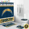 NFL Los Angeles Chargers Special Edition Shower Curtain and Rugs
