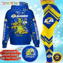 NFL Los Angeles Rams Custom Name Christmas Edition Hoodie Leggings Set